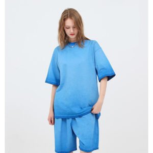 Gradient Washed Cotton T-Shirt